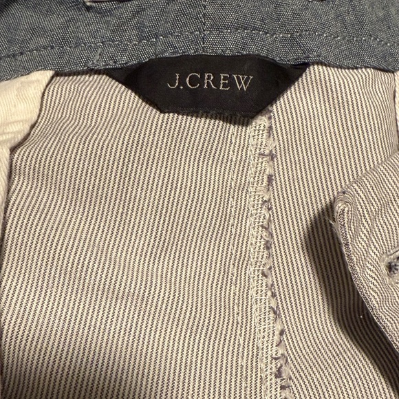 J Crew Women’s Tan White Pinstripe Jogger Pants Size 30 W - Picture 11 of 11